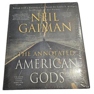 Neil Gaiman Annotated American Gods Hardcover New Sealed Book Foreword Klinger